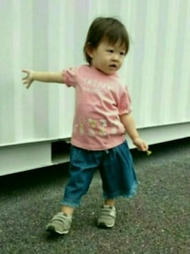「90cm」｜「アイテム（その他）」を使った、みーたんさん（キッズ・90cm）の春コーディネート