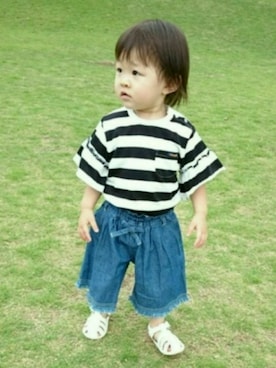 「90cm」｜「アイテム（その他）」を使った、みーたんさん（キッズ・90cm）の春コーディネート