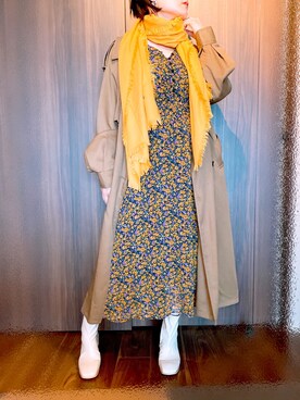 KiNaKoさん（レディース・162cm）の秋コーディネート