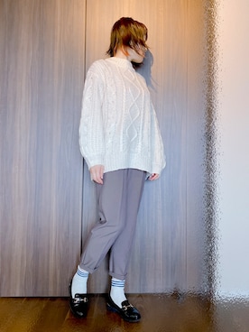 KiNaKoさん（レディース・162cm）の冬コーディネート