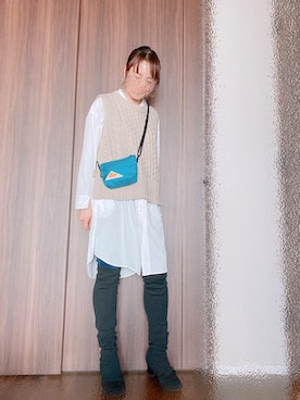 KiNaKoさん(レディース・162cm)の冬コーディネート