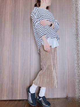 KiNaKoさん（レディース・162cm）の春コーディネート