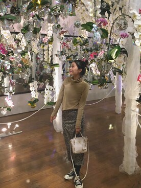 「salad（サラダ）のアイテム」を使った、Rebecca さん（レディース・155cm）の冬コーディネート