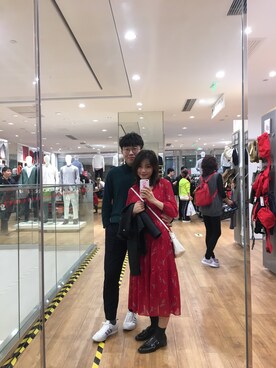 「salad（サラダ）のアイテム」を使った、Rebecca さん（レディース・155cm）の春コーディネート