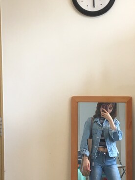 「eight sixty（エイト・シックスティ）のアイテム」を使った、Rebecca さん（レディース・155cm）の春コーディネート