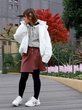 海月さん（レディース・153cm）の冬コーディネート