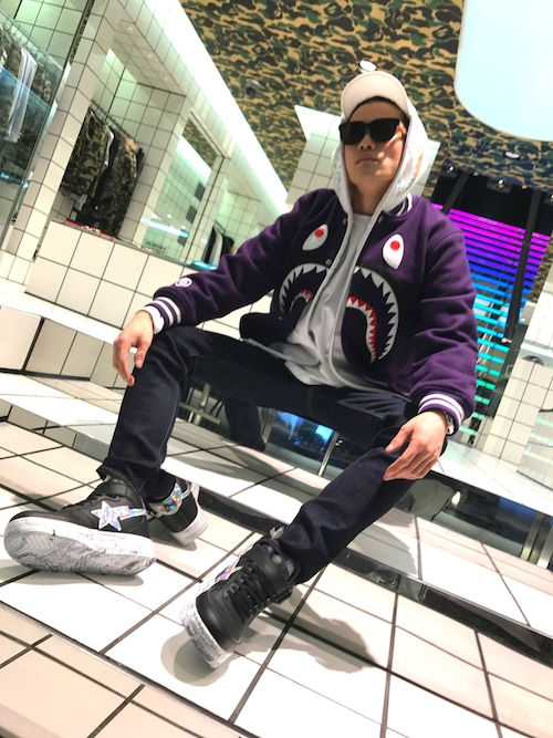 A BATHING APE グレー パーカー M レディース 値下げ!! A BATHING APE｜ア ベイシング エイプのパーカー（グレー/灰色系