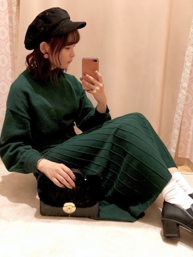 「アイテム（ブーティ）」を使った、おだ🌷さん（レディース・152cm）の秋コーディネート