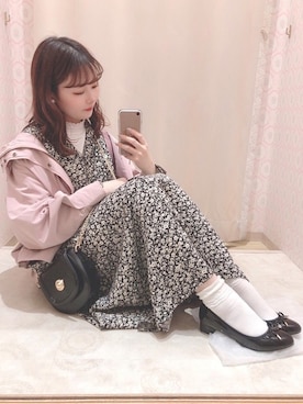 「オリエンタルトラフィック」｜「アイテム（マウンテンパーカー）」を使った、おだ🌷さん（レディース・152cm）の冬コーディネート