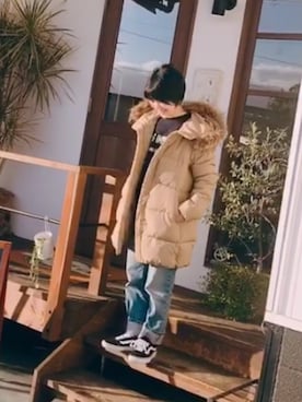 「nico（ニコ）のアイテム」を使った、Yukisonさん（レディース・153cm）の冬コーディネート