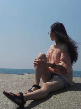 「Marblee（マー ブリー）のアイテム」を使った、lucyransome さん（レディース・160cm）の秋コーディネート