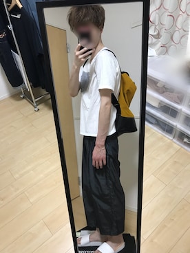 「08sircus（ゼロエイトサーカス）のアイテム（パンツ）」を使った、ろむこむさん（メンズ・180cm）の夏コーディネート