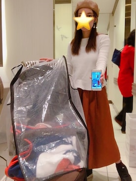 「アイテム（イヤリング）」を使った、yukkoさん（レディース・152cm・20代）の秋コーディネート