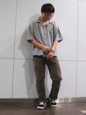 「ギンガムチェックシャツ」｜こーせさん（メンズ・174cm・20代）の秋コーディネート