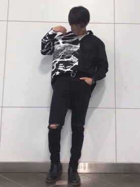「モードストリート」｜「アイテム（その他シューズ）」を使った、こーせさん（メンズ・174cm）の秋コーディネート