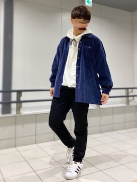 「Cherokee（-）のアイテム」を使った、こーせさん（メンズ・174cm）の秋コーディネート