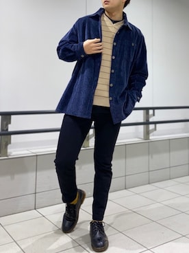 「Cherokee（-）のアイテム」を使った、こーせさん（メンズ・174cm）の冬コーディネート