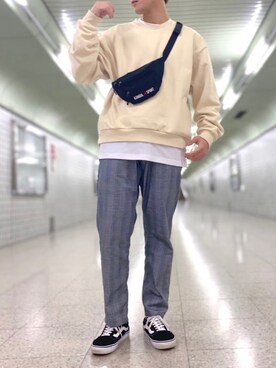 「shiyoh」｜「アイテム（ダウンジャケット/コート）」を使った、こーせさん（メンズ・174cm）の冬コーディネート