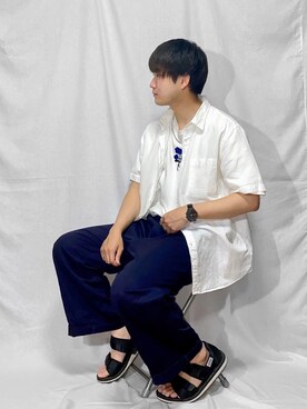 「shiyoh」｜「アイテム（アクセサリー）」を使った、こーせさん（メンズ・174cm）の夏コーディネート