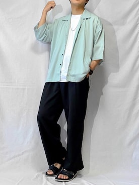「shiyoh」｜「アイテム（アクセサリー）」を使った、こーせさん（メンズ・174cm）の夏コーディネート