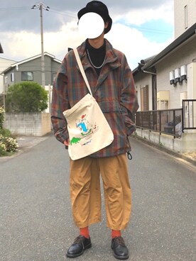 「kutir（クティール）のアイテム（アクセサリー）」を使った、miuraaaさん（メンズ・175cm）の秋コーディネート