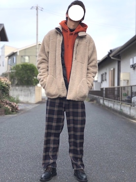 「kutir（クティール）のアイテム（ブルゾン）」を使った、miuraaaさん（メンズ・175cm）の秋コーディネート