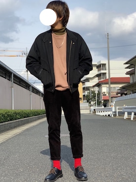 「kutir（クティール）のアイテム（アクセサリー）」を使った、miuraaaさん（メンズ・175cm）の冬コーディネート