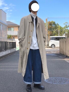 「LIDNM（リドム）のアイテム（ジャケット/アウター）」を使った、miuraaaさん（メンズ・175cm）の冬コーディネート