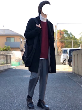 「DEVICE（デバイス）のアイテム」を使った、miuraaaさん（メンズ・175cm）の冬コーディネート