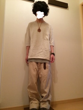 「N.HOOLYWOOD（N.ハリウッド）のアイテム（ブーツ）」を使った、Pさん（メンズ・165cm）の夏コーディネート