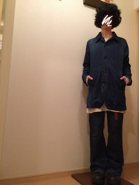 「RRL（ダブル アール エル）のアイテム（その他）」を使った、Pさん（メンズ・165cm）の秋コーディネート