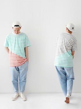 「LOOK AT US」｜LOOK AT USさん（メンズ・174cm）の春コーディネート