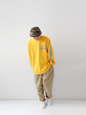 「LOOK AT US」｜LOOK AT USさん（メンズ・174cm）の春コーディネート