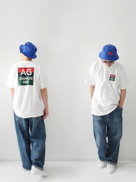 「LOOK AT US」｜LOOK AT USさん（メンズ・174cm）の春コーディネート