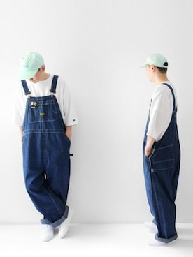 「LOOK AT US」｜「アイテム（キャップ）」を使った、LOOK AT USさん（メンズ・174cm）の夏コーディネート