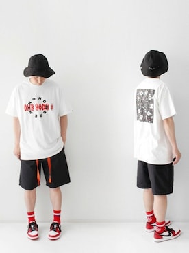 「ハットコーデ」｜LOOK AT USさん（メンズ・174cm）の夏コーディネート