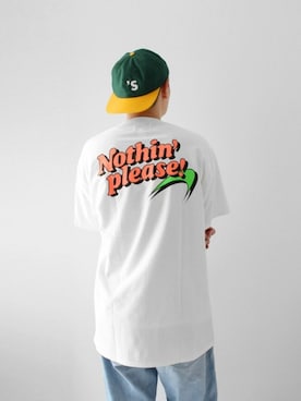 「Nothing special（ナッシングスペシャル）のアイテム」を使った、LOOK AT USさん（メンズ・174cm）の夏コーディネート