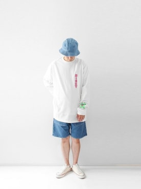 「LOOK AT US」｜「アイテム（トップス）」を使った、LOOK AT USさん（メンズ・174cm）の夏コーディネート