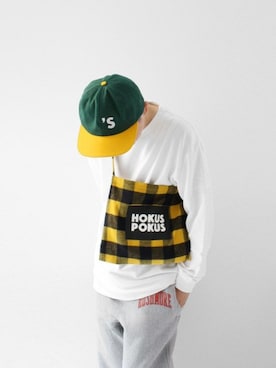 「LOOK AT US」｜「アイテム（バッグ）」を使った、LOOK AT USさん（メンズ・174cm）の秋コーディネート