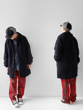 「LOOK AT US」｜LOOK AT USさん（メンズ・174cm）の秋コーディネート