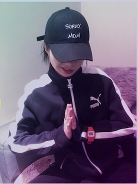 「PUMA（プーマ）のアイテム（スタジャン）」を使った、muuuuuumaさん（レディース・174cm）の冬コーディネート