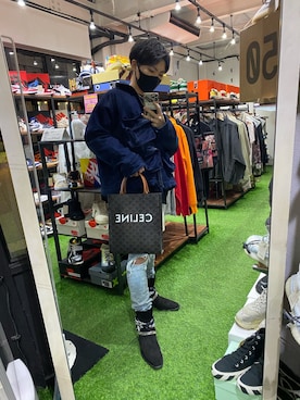 「HUMIS（ヒューミス）のアイテム」を使った、kaikai888さん（メンズ・168cm）の春コーディネート