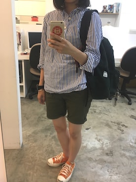 「アイテム（アンクレット）」を使った、m.sさん（レディース・157cm）の夏コーディネート