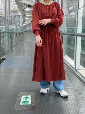 ワンピース ドレスを使った リモートワーク の人気ファッションコーディネート Wear