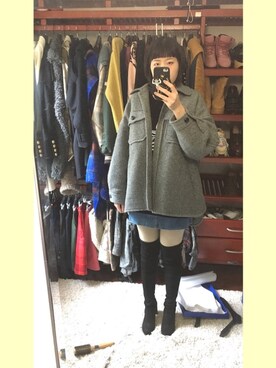 「MARC JACOBS（マークジェイコブス）のアイテム（スカート）」を使った、isabel_not_cuteさん（レディース・170cm）の冬コーディネート