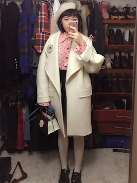 「MARC JACOBS（マークジェイコブス）のアイテム（トップス）」を使った、isabel_not_cuteさん（レディース・170cm・20代）の冬コーディネート