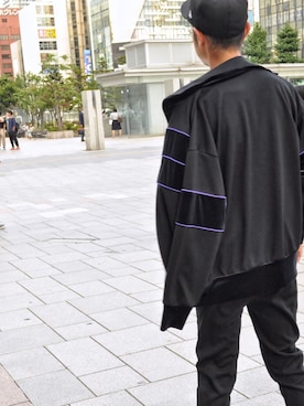 「URBAN RESEARCH（アーバンリサーチ）のアイテム（ジャージ）」を使った、KakeruMayama(真山走)さん（メンズ・173cm）の夏コーディネート