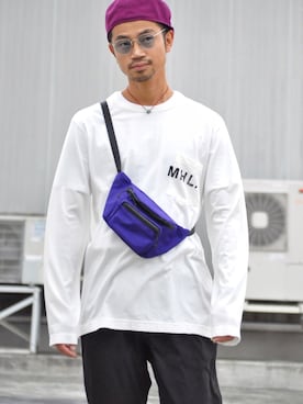 「URBAN RESEARCH（アーバンリサーチ）のアイテム（ハンチング/ベレー帽）」を使った、KakeruMayama(真山走)さん（メンズ・173cm）の夏コーディネート