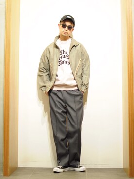 KakeruMayama(真山走)さん（メンズ・173cm）の春コーディネート