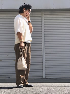 「SVEC（シュベック）のカンフーシューズ kung fu Shoes / ストラップパンプス（バレエシューズ）」を使った、lomilomiさん（レディース・160cm）の秋コーディネート